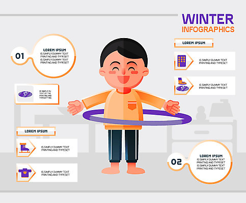 옷 남자 일러스트 한명 빌딩 운동 인포그래픽 스케이트 빙판 훌라후프 국내일러스트 AI파일 1 스포츠용품 건강 사람 건물 파일형식 벡터