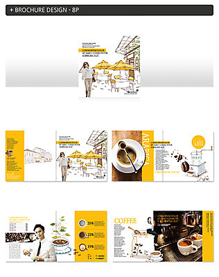 외국인 템플릿 여자 남자 ZIP 커피 팜플렛 여러명 성인 한국인 원두 커피잔 바리스타 핸드드립 인디자인 INDD 이미지템플릿 직업 음료 다수 잔 사람 동양인 인종 커피용품 파일형식