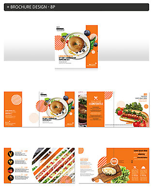 템플릿 ZIP 도마 팜플렛 사람없음 소시지 핫도그 베이글샌드위치 인디자인 INDD 이미지템플릿 음식 주방용품 패스트푸드 샌드위치 가공식품 파일형식