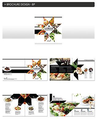 템플릿 ZIP 음식 스테이크 팜플렛 사람없음 버섯 샐러드 인디자인 INDD 이미지템플릿 서양음식 파일형식