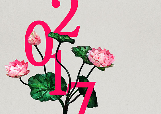 PSD 편집이미지 카드템플릿 수채화 근하신년 새해 연꽃 사람없음 연하장 엽서 2017년 이미지편집 카드프레임 템플릿 꽃 카드_감사 프레임 편지 연도 파일형식