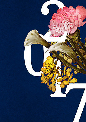 PSD 편집이미지 꽃 카드템플릿 수채화 근하신년 새해 사람없음 연하장 엽서 2017년 이미지편집 카드프레임 식물 템플릿 카드_감사 프레임 편지 연도 파일형식