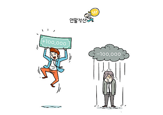 남자 일러스트 성인 두명 직장인 비교 먹구름 보너스 세금 연말정산 환급 과세 국내일러스트 AI파일 직업 컨셉 사람 경제 파일형식 벡터 구름_자연