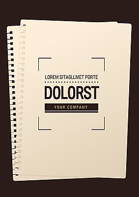 템플릿 표지 종이 사람없음 프레젠테이션 문서템플릿 서식 레이아웃 문서 제안서 스프링노트 이미지템플릿 AI파일 공책 파일형식 벡터