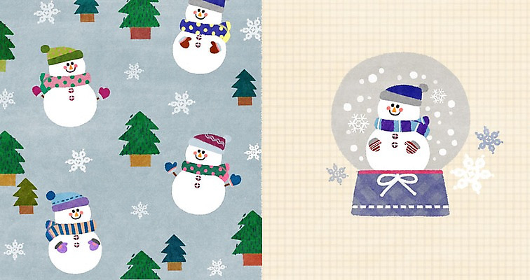 PSD 나무 리본 겨울 패턴 일러스트 눈사람 사람없음 패턴백그라운드 눈 눈송이 스노글로브 아기자기 겨울배경 국내일러스트 자연요소 식물 계절 백그라운드 컨셉 무늬 날씨 눈_날씨 장식 파일형식