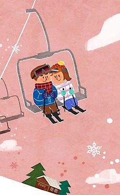 전신 PSD 커플 여자 남자 겨울 일러스트 스키 스키장 앉기 성인 두명 레포츠 리프트 국내일러스트 계절 관계 모션 레저 겨울스포츠 사람 파일형식