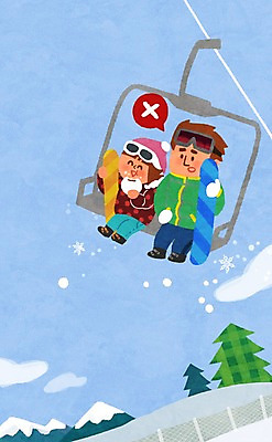 전신 PSD 나무 여자 남자 어린이 겨울 일러스트 하늘 스키장 산 성인 두명 레포츠 금지 X 먹기 아니오 리프트 호빵 국내일러스트 식물 알파벳 계절 빵 모션 레저 사람 파일형식