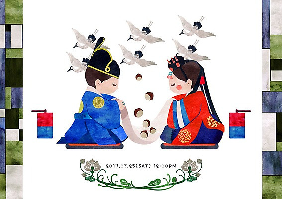 전신 PSD 여자 남자 꽃 일러스트 결혼식 성인 두명 전통문양 학 밤 한복 전통혼례 청사초롱 조각보 폐백 국내일러스트 식물 한국전통 전통 문양 결혼 조류 사람 견과류 보자기_천 전통의상 전통의례 초롱 파일형식