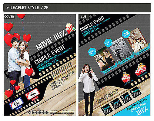 템플릿 커플 여자 남자 ZIP 포스터 리플렛 여러명 성인 한국인 하트 필름 전단템플릿 전단 쿠폰 팝콘 영화포스터 성인만 인디자인 INDD 이미지템플릿 모양 다수 관계 사람 동양인 홍보물 파일형식