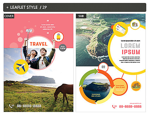 서양인 외국인 템플릿 남자 ZIP 포스터 리플렛 바다 섬 여행 20대 성인 두명 제주도 한국인 말_동물 전단템플릿 전단 성인남자만 인디자인 INDD 이미지템플릿 포유류 한국 사람 동양인 인종 청년 홍보물 남자만 성인만 파일형식