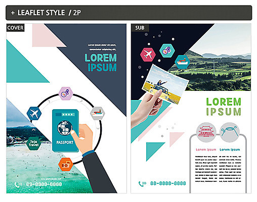 템플릿 손 여자 ZIP 포스터 리플렛 바다 여행 한명 신체부위 한국인 전단템플릿 전단 여권 인디자인 INDD 이미지템플릿 1 사람 동양인 홍보물 파일형식