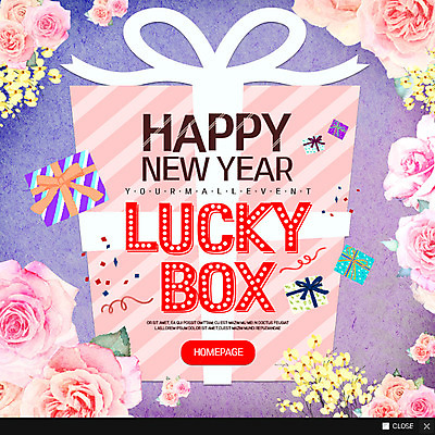 PSD 템플릿 한국전통 꽃 웹템플릿 새해 팝업 이벤트팝업 웹팝업 사람없음 선물상자 새해선물 럭키박스 이미지템플릿 식물 전통 한국 선물 쇼핑 상자 파일형식 명절선물