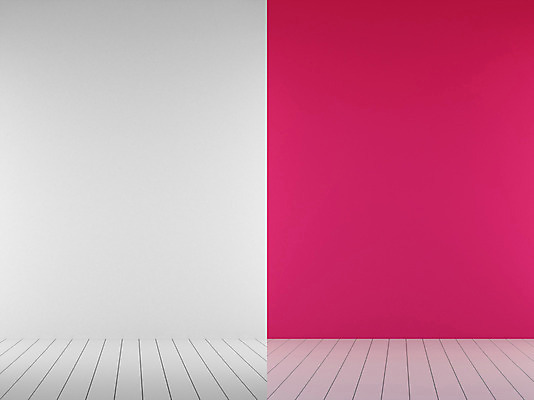 PSD 편집이미지 벽 거실 벽지 사람없음 그래픽 인테리어 3D 공간 비교 디지털합성 진분홍색 디지털아트 비어있는 편집3D 디자인 분홍색 컨셉 파일형식