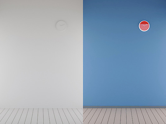 PSD 편집이미지 벽 거실 벽지 사람없음 그래픽 파란색 인테리어 3D 공간 비교 디지털합성 나무바닥 디지털아트 비어있는 편집3D 디자인 컬러 컨셉 바닥 파일형식