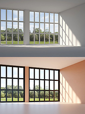 PSD 편집이미지 거실 창문 사람없음 그래픽 인테리어 3D 공간 비교 디지털합성 디지털아트 비어있는 편집3D 디자인 컨셉 파일형식