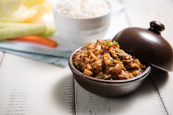 포토 JPG 스튜디오촬영 그릇 한식 음식 밥 실내 사람없음 아웃포커스 강된장 쌈채소 국내포토 식기 채소 촬영기법 내부 된장 파일형식