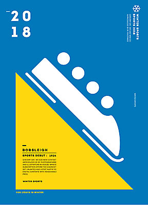 포스터 스포츠 겨울 일러스트 겨울스포츠 동계올림픽 사람모양 사람없음 픽토그램 썰매 2018년 봅슬레이 봅슬레이선수 평창동계올림픽 국내일러스트 AI파일 모양 계절 올림픽 운동선수 연도 파일형식 벡터