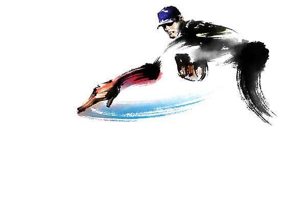 PSD 남자 일러스트 캘리그라피 붓터치 한명 상반신 성인 야구 야구선수 야구글러브 공던지기 국내일러스트 1 운동선수 사람 구기 글러브 파일형식