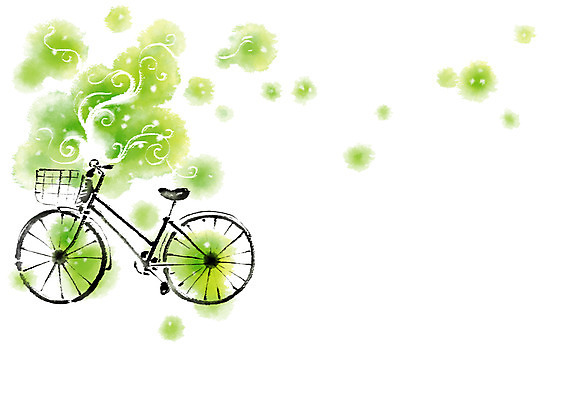 PSD 일러스트 캘리그라피 붓터치 사람없음 자전거 국내일러스트 바이크 파일형식