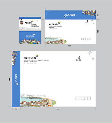 템플릿 바다 명함 갈매기 명함템플릿 서류봉투 편지봉투 주택 사람없음 세트 패키지 봉투템플릿 우편봉투 비즈디자인 봉투디자인 이미지템플릿 AI파일 조류 봉투 건물 편지 우편물 파일형식 벡터