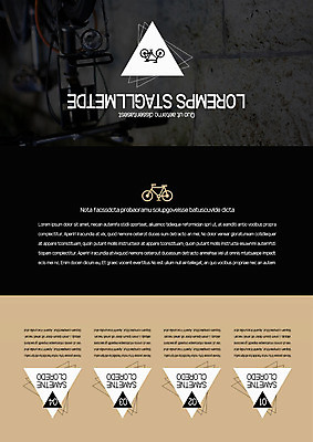 템플릿 표지디자인 북디자인 출판디자인 표지 리플렛 북커버 3단접지 팜플렛 사람없음 운동 자전거 삼각형 이미지템플릿 AI파일 도형 건강 바이크 파일형식 벡터