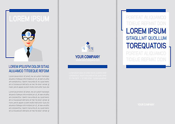 템플릿 표지디자인 북디자인 출판디자인 표지 남자 리플렛 북커버 3단접지 의학 병원 한명 팜플렛 성인 의사 이미지템플릿 AI파일 1 사람 의료진 파일형식 벡터