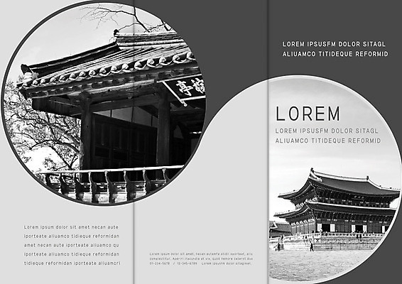 템플릿 표지디자인 북디자인 출판디자인 표지 리플렛 여행 북커버 한국건축 3단접지 한옥 팜플렛 여러명 관광지 국내여행 이미지템플릿 AI파일 한국전통 건축 다수 고건축 사람 파일형식 벡터