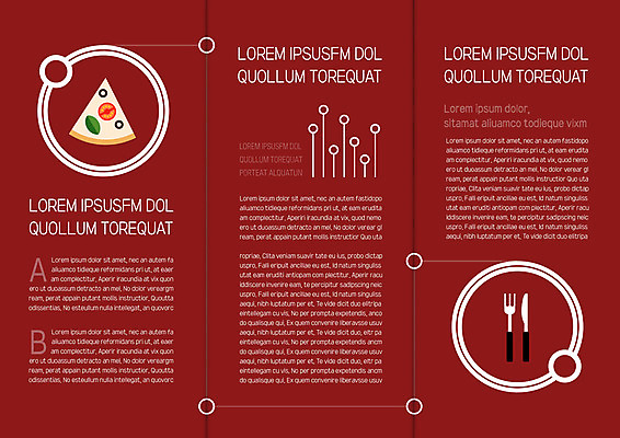템플릿 표지디자인 북디자인 출판디자인 내지 음식 리플렛 포크 북커버 3단접지 피자 팜플렛 사람없음 나이프 이미지템플릿 AI파일 식기 패스트푸드 서양음식 칼 파일형식 벡터