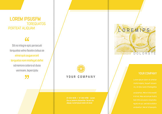 템플릿 표지디자인 북디자인 출판디자인 표지 리플렛 북커버 3단접지 단면 팜플렛 사람없음 레몬 슬라이스 이미지템플릿 AI파일 과일 파일형식 벡터