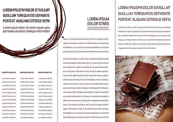 템플릿 표지디자인 북디자인 출판디자인 내지 음식 리플렛 북커버 3단접지 팜플렛 사람없음 쌓기 초콜릿 이미지템플릿 AI파일 모션 디저트 파일형식 벡터