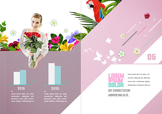 PSD 서양인 템플릿 표지디자인 북디자인 출판디자인 여자 꽃 내지 리플렛 북커버 그래프 한명 웃음 팜플렛 상반신 20대 성인 장미 꽃병 원예 앵무새 이미지템플릿 외국인 식물 1 조류 표정 사람 청년 취미 파일형식