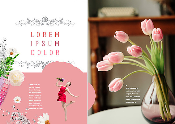 전신 PSD 템플릿 표지디자인 북디자인 출판디자인 여자 꽃 내지 리플렛 북커버 한명 팜플렛 20대 성인 꽃병 점프 한국인 튤립 춤 원예 이미지템플릿 식물 1 모션 문화예술 사람 동양인 청년 취미 파일형식