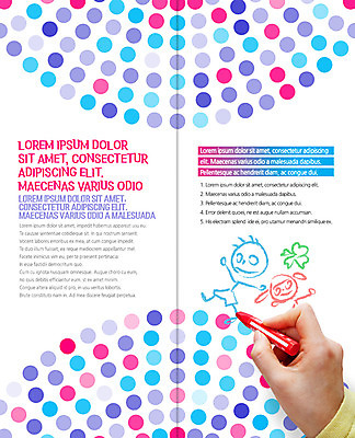 PSD 템플릿 표지디자인 북디자인 손 출판디자인 교육 내지 리플렛 2단접지 북커버 미술 팜플렛 신체부위 물방울무늬 그림 크레파스 미술교육 이미지템플릿 무늬 문화예술 학용품 사람 파일형식