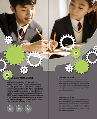 PSD 템플릿 학생 표지디자인 북디자인 출판디자인 여자 교육 남자 교복 내지 리플렛 2단접지 북커버 청소년 팜플렛 상반신 두명 책 연필 한국인 청소년교육 톱니바퀴 이미지템플릿 옷 학용품 사람 동양인 필기구 파일형식