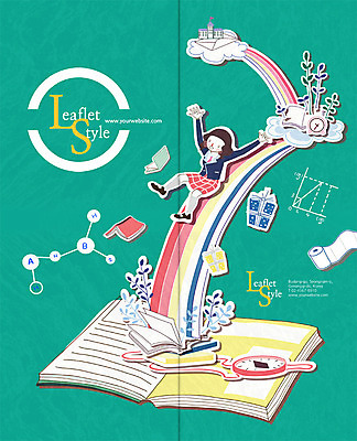 PSD 구름 템플릿 학생 표지디자인 북디자인 출판디자인 여자 교육 표지 리플렛 무지개 2단접지 북커버 학교 청소년 한명 팜플렛 책 선물상자 미끄럼틀 청소년교육 이미지템플릿 자연요소 1 선물 사람 상자 놀이기구 파일형식