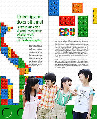 PSD 템플릿 표지디자인 북디자인 출판디자인 여자 어린이교육 교육 남자 내지 어린이 리플렛 2단접지 북커버 어깨동무 웃음 팜플렛 여러명 상반신 친구 한국인 레고 이미지템플릿 포즈 다수 관계 표정 사람 동양인 장난감 파일형식