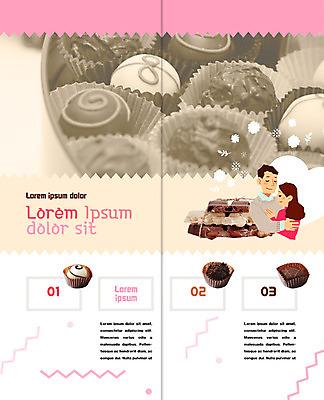 PSD 템플릿 표지디자인 북디자인 커플 출판디자인 여자 남자 내지 음식 리플렛 2단접지 북커버 발렌타인데이 팜플렛 상반신 성인 두명 초콜릿 이미지템플릿 관계 데이이벤트 디저트 사람 파일형식