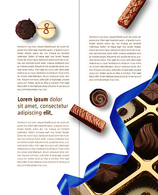 PSD 템플릿 표지디자인 북디자인 출판디자인 리본 내지 음식 리플렛 2단접지 북커버 발렌타인데이 팜플렛 사람없음 초콜릿 초코바 이미지템플릿 데이이벤트 디저트 파일형식