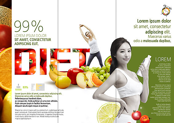 PSD 서양인 템플릿 표지디자인 북디자인 출판디자인 여자 내지 음식 리플렛 다이어트 북커버 오렌지 3단접지 방울토마토 포도 바나나 팜플렛 20대 성인 두명 운동 스트레칭 한국인 자명종 사과 탱크톱 레몬 물병 이미지템플릿 외국인 시계 상의 토마토 과일 건강 사람 동양인 청년 알람 물통 파일형식