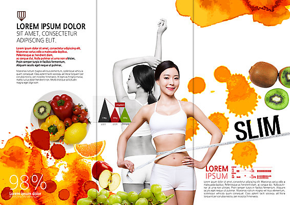PSD 템플릿 표지디자인 북디자인 출판디자인 여자 내지 리플렛 허리손 다이어트 북커버 3단접지 방울토마토 포도 피망 줄자 키위 팜플렛 상반신 20대 성인 두명 뒷모습 운동 한국인 사과 탱크톱 레몬 허리사이즈 이미지템플릿 뷰포인트 포즈 상의 토마토 채소 과일 자 건강 사람 동양인 청년 사이즈 파일형식