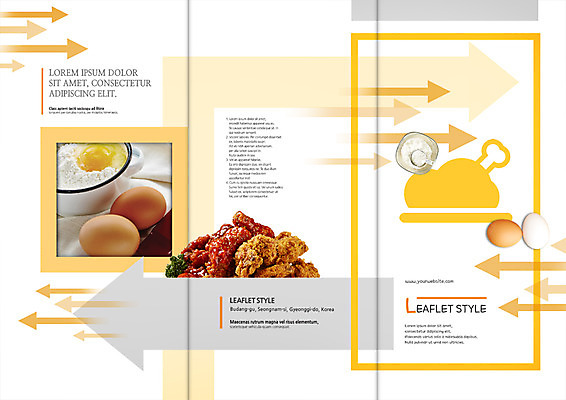 PSD 템플릿 표지디자인 북디자인 출판디자인 표지 화살표 음식 리플렛 북커버 3단접지 팜플렛 사람없음 계란 프라이드치킨 양념치킨 닭고기 밀가루 이미지템플릿 육류 알 치킨 가루 파일형식
