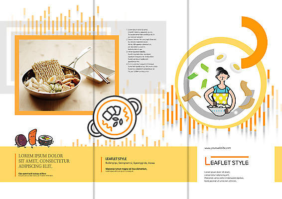 PSD 템플릿 접시 표지디자인 북디자인 출판디자인 여자 표지 한식 음식 리플렛 북커버 3단접지 젓가락 요리 한명 팜플렛 상반신 성인 라면 냄비 어묵 떡볶이 분식 주부 김밥 순대 이미지템플릿 1 식기 수저 사람 면류 솥 파일형식