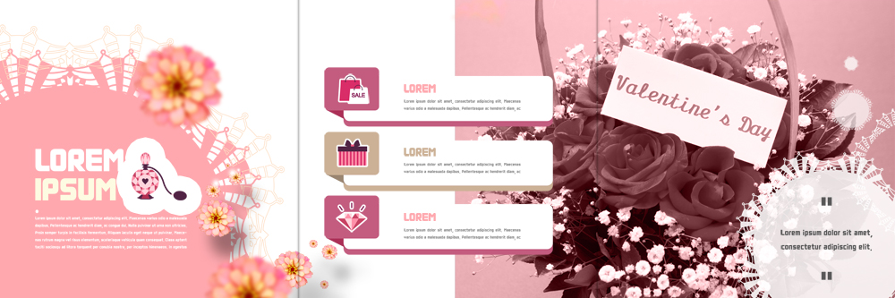 PSD 템플릿 표지디자인 북디자인 출판디자인 꽃 내지 리플렛 북커버 3단접지 발렌타인데이 이벤트 팜플렛 사람없음 선물상자 쇼핑 쇼핑백 장미 보석 향수 꽃바구니 안개꽃 이미지템플릿 식물 가방 데이이벤트 선물 상자 바구니 화장품 광석 한해살이풀 파일형식
