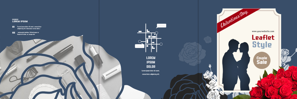 PSD 템플릿 표지디자인 북디자인 커플 출판디자인 표지 실루엣 리플렛 북커버 3단접지 이벤트 팜플렛 사람없음 쇼핑 뷰티 장미 립스틱 손거울 약도 아이섀도 뷰러 이미지템플릿 꽃 지도 관계 촬영기법 화장품 거울 화장용품 파일형식