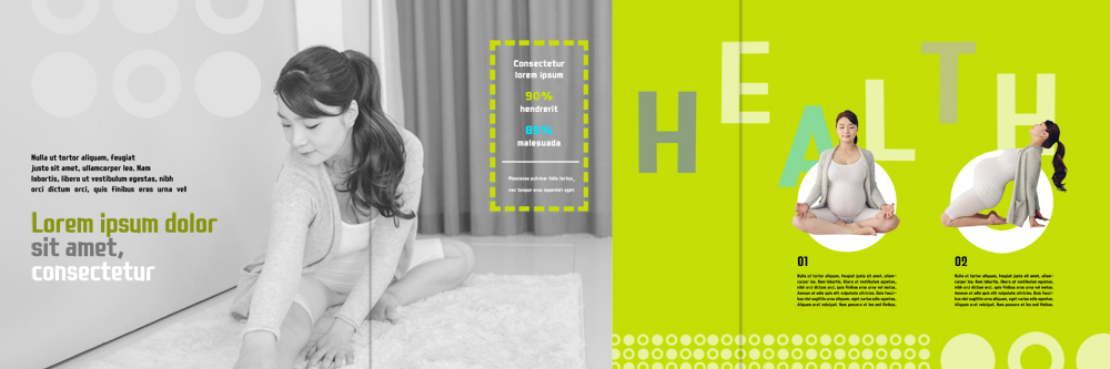 PSD 템플릿 표지디자인 북디자인 출판디자인 여자 내지 리플렛 북커버 3단접지 앉기 팜플렛 성인 옆모습 세명 운동 스트레칭 임산부 한국인 명상 임산부요가 이미지템플릿 뷰포인트 요가 모션 건강 사람 동양인 임신 파일형식