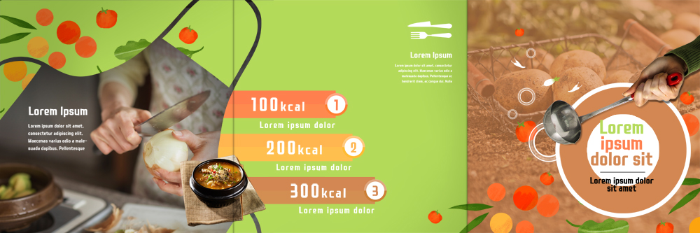 PSD 템플릿 표지디자인 북디자인 손 출판디자인 여자 내지 한식 음식 리플렛 북커버 3단접지 양파 감자 요리 팜플렛 성인 바구니 재료손질 국자 뚝배기 주부 식칼 이미지템플릿 채소 주방용품 사람 신체부위 손질 파일형식