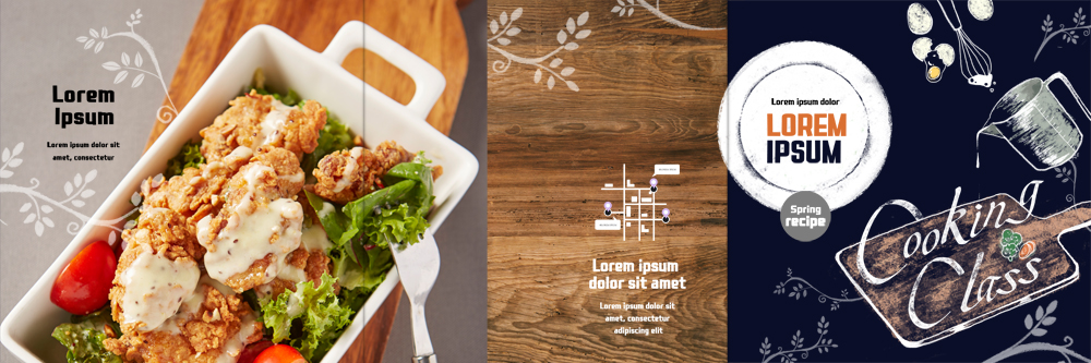 PSD 템플릿 그릇 표지디자인 북디자인 출판디자인 표지 음식 리플렛 포크 채소 북커버 3단접지 팜플렛 사람없음 치킨 소스 약도 치킨샐러드 쿠킹클래스 이미지템플릿 식기 지도 샐러드 양념 닭고기요리 클래스 파일형식