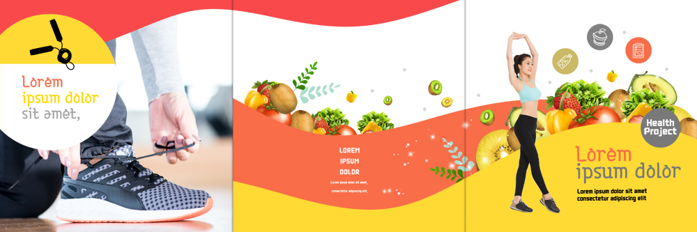PSD 템플릿 표지디자인 북디자인 출판디자인 여자 표지 리플렛 운동화 다이어트 토마토 북커버 3단접지 피망 키위 서기 팜플렛 20대 성인 두명 운동 스트레칭 한국인 멜론 줄넘기 신발끈묶기 이미지템플릿 신발 채소 과일 모션 건강 사람 동양인 청년 묶기 신발끈 파일형식