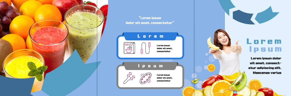 PSD 템플릿 표지디자인 북디자인 출판디자인 여자 내지 리플렛 다이어트 북커버 오렌지 3단접지 포도 바나나 키위 한명 팜플렛 상반신 20대 성인 컵 한국인 최고 사과 과일주스 이미지템플릿 1 식기 과일 건강 사람 동양인 청년 주스 파일형식
