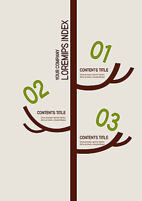 템플릿 내지 사람없음 나뭇가지 프레젠테이션 문서템플릿 서식 레이아웃 문서 제안서 목차 이미지템플릿 AI파일 나무 파일형식 벡터